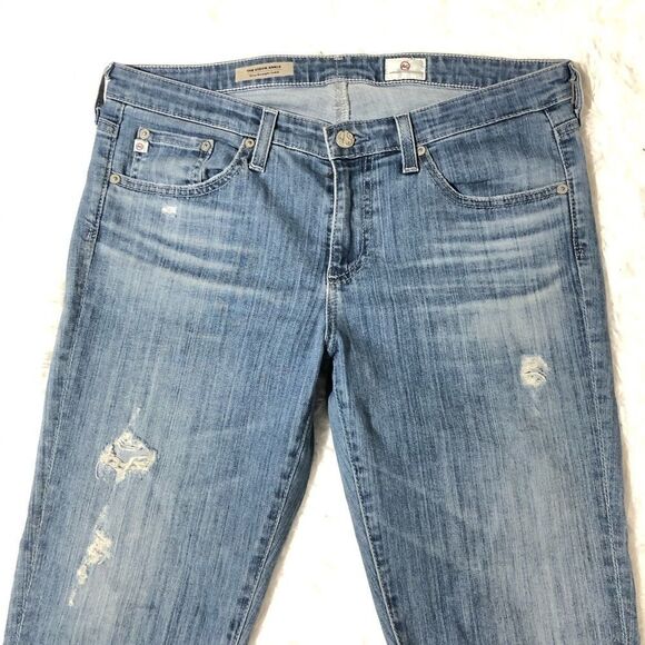 ADRIANO GOLDSHMIED THE STEVIE‎ ANKLE JEANS SZ 29R - Picture 2 of 8